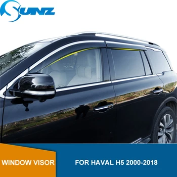 

Side Window Deflectors For Great Wall Haval H5 2000-2018 Window Visor Window Shields Sun Rain Deflector Guards SUNZ