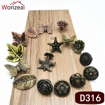 Vintage Butterfly Cabinet Handle Retro Zinc Alloy Kitchen Cupboard Door Pull Knobs Drawer Wardrobe Furniture Handle