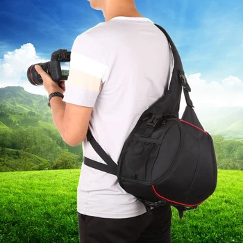 

ABHU-PULUZ Professional Triple-Cornered SLR Camera Bag Sling Waterproof Backpack Single Shoulder Messenger Bags Digital DSLR Bac