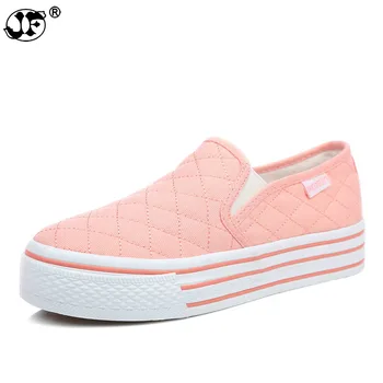 

New Women Loafers Casual Shoes Heels Round Toe Black Pink Loafer Shoes Autumn Comfort Women Shoes886