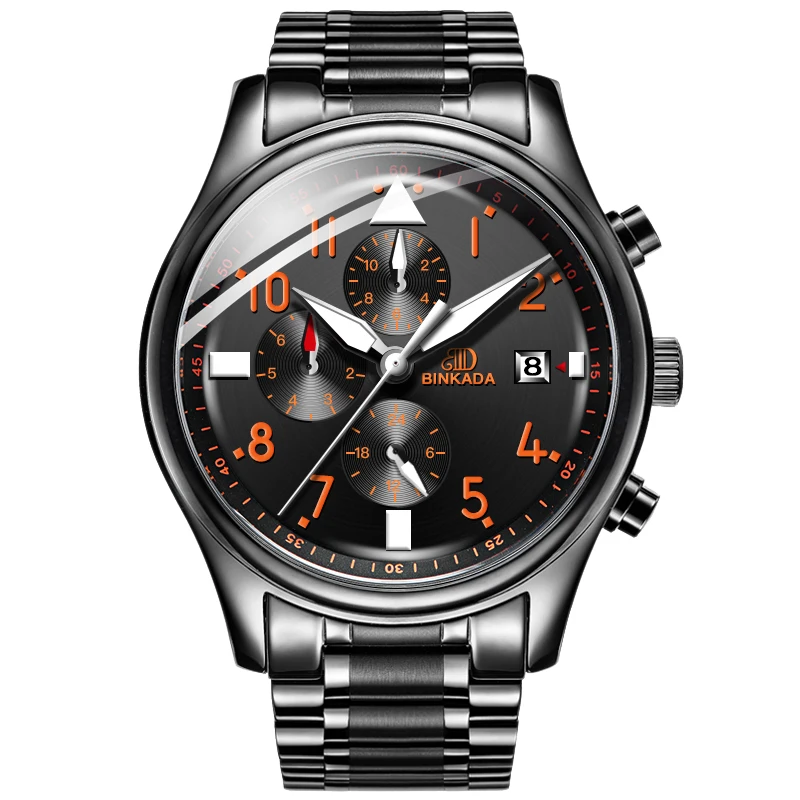 

Binkada genuine 2020 new men's watch fully automatic mechanical famous brand Swiss tip goods waterproof fashion men's watch