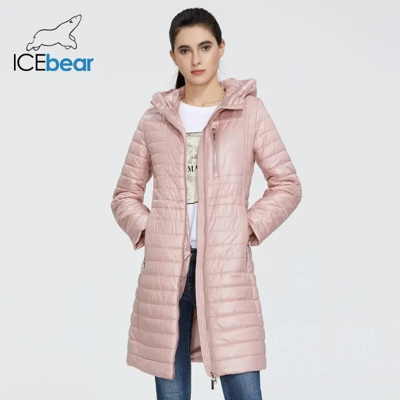 ICEbear 2020 Женская весенняя куртка высококачественная женская с капюшоном модная