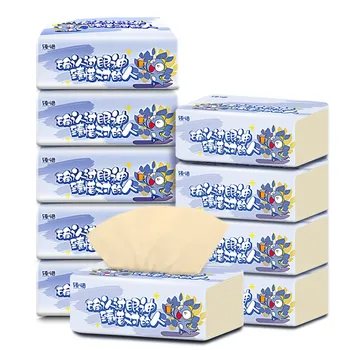 

10PC Individual package Household Toilet Paper Towels Soft Household Paper Roll Tissue Paper indoor Roll Tissues Napkin In stock