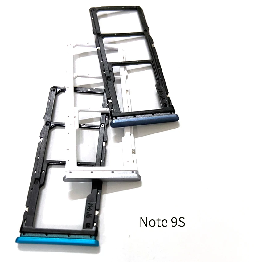 Sim Tray Holder For Xiaomi Redmi Note 9 pro Note9 Note 9S Global Version SIM Card Tray Slot Holder Adapter Socket phone sim tray holder