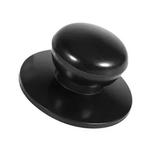 2Pcs Black Plastic Kitchen Cookware Pot Saucepan Kettle Lid Knobs Cover Handles Clamping Knob Buttons Handle Pull Knob