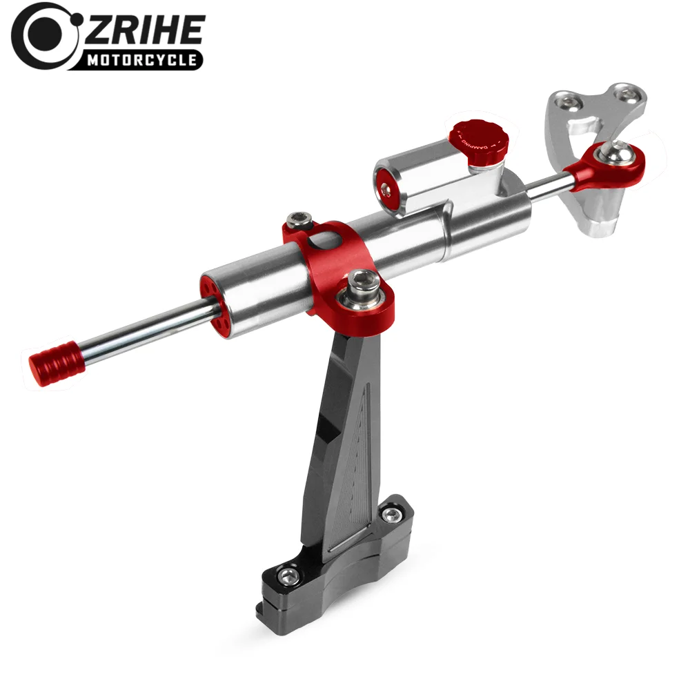 Алюминиевый для мотоцикла алюминиевый стабилизатор рулевого управления принадлежности амортизатора комплект кронштейнов для HONDA CB650F