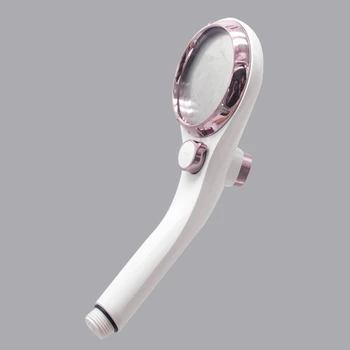 

New 1Pc Hand-Held Supercharged Shower Head Water-Saving Belt Switch One-Button Water Sprayer Bathroom Nozzle
