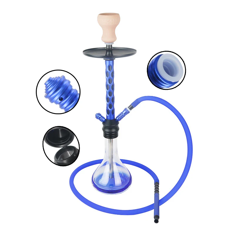 SY креативный стеклянный кальян среднего размера полный набор с углем щипцы