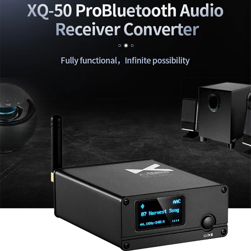 XDUOO XQ50 pro/XQ-50 ES9018K2M USB DAC Buletooth 5