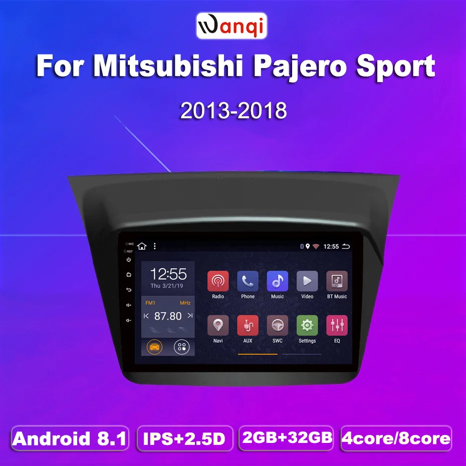 2G ram 32G rom Android 8 1 Автомобильная gps навигация для Mitsubishi Pajero Montero sport 2013 2017