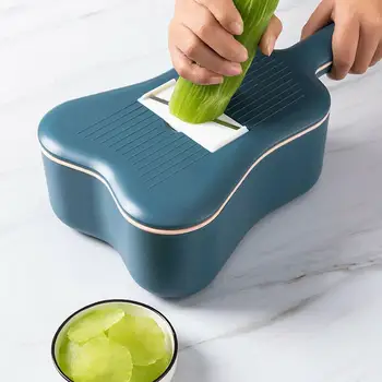 

Multi-function 4 in 1 Vegetable Cutter With Drain Basket Slicer Magic Onion Kitchen Carrot Suppl Vegetable Potato Kitchen