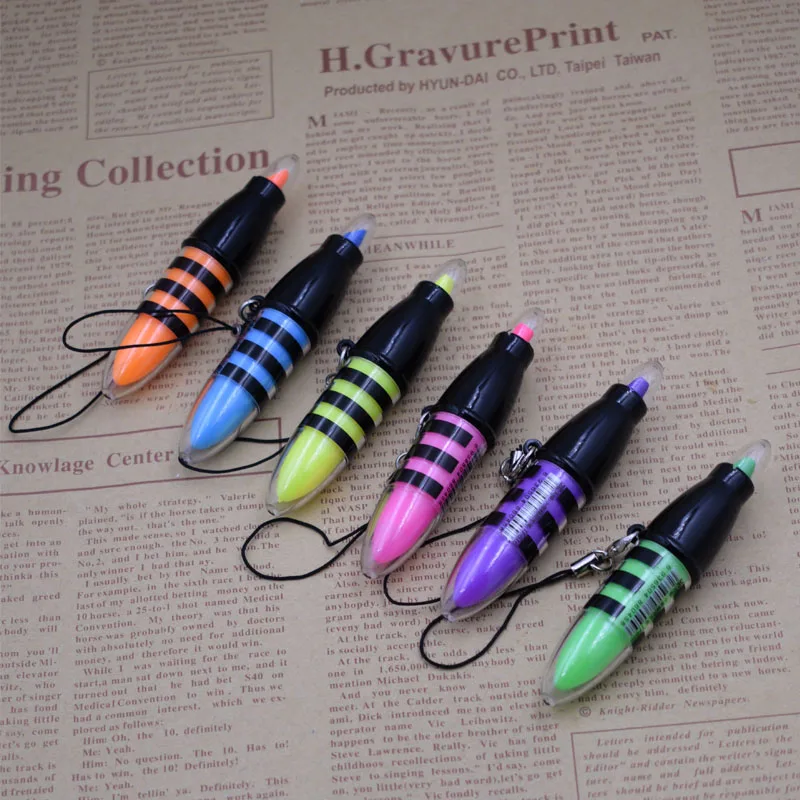 

6PCS/Pack Mini Highlighter Cute Bee 6 Colors Highlighters Pen Write Stationery Supplies