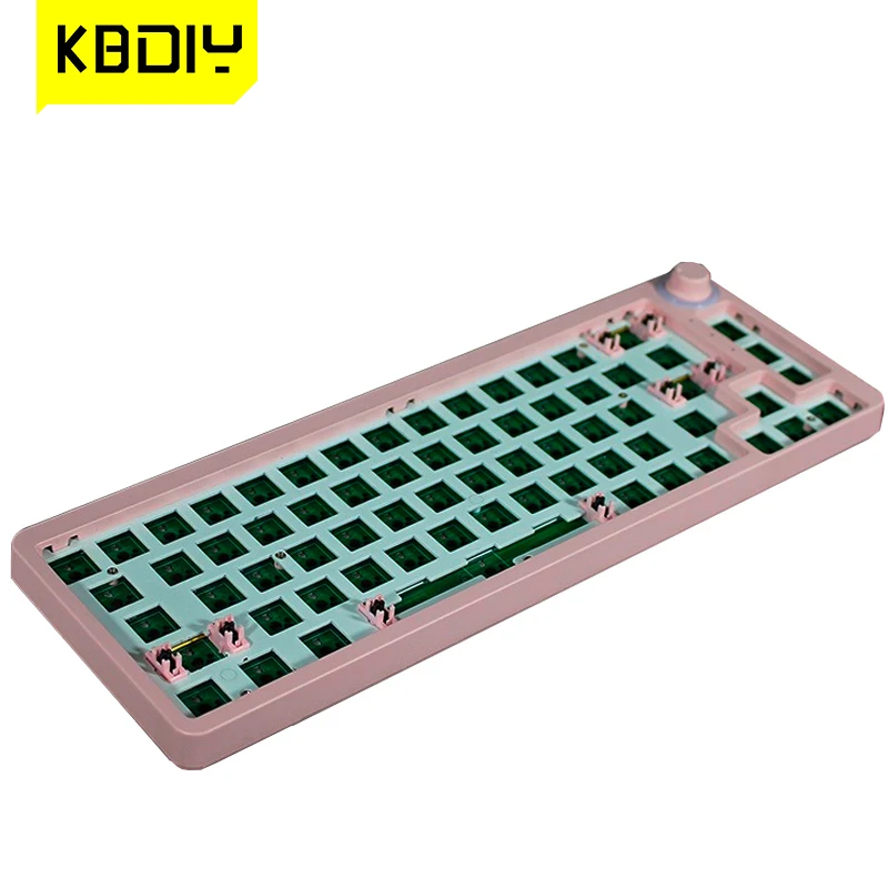 KBDiy TM680 Mechanical Keyboard Kit Hot Swap Wireless Bluetooth RGB Backlit Gamer 60% Keyboard For Cherry Gateron Kailh Switch keyboard desktop Keyboards