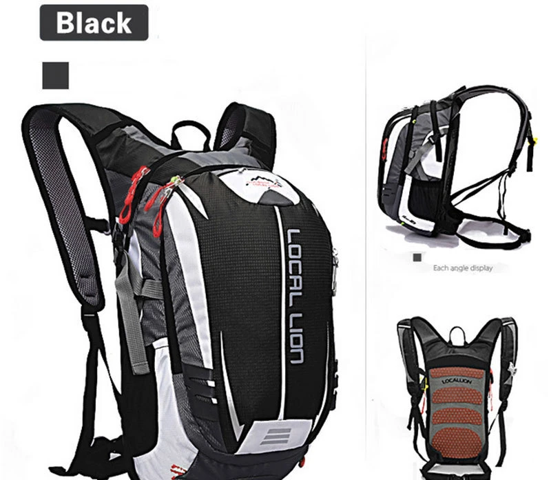 Best 2018 Professional Cycling Sport Backpack 600D Nylon 18L Suspension Breathable Bicycle Bag Rainproof Outdoor Riding Bike Bags 38
