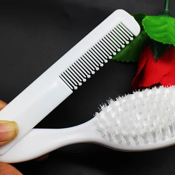 

2pcs Baby Hair Brush Set Newborn Hair Brush Infant Comb Head Massager Children's Soft Natural Hair Brushes Baby Care Hair Brush