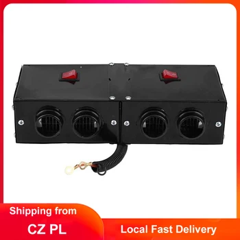 

Electric Heater Fan 12V Car Portable Car Window Heater Heating Dryer Windshield Fan Defroster Demister