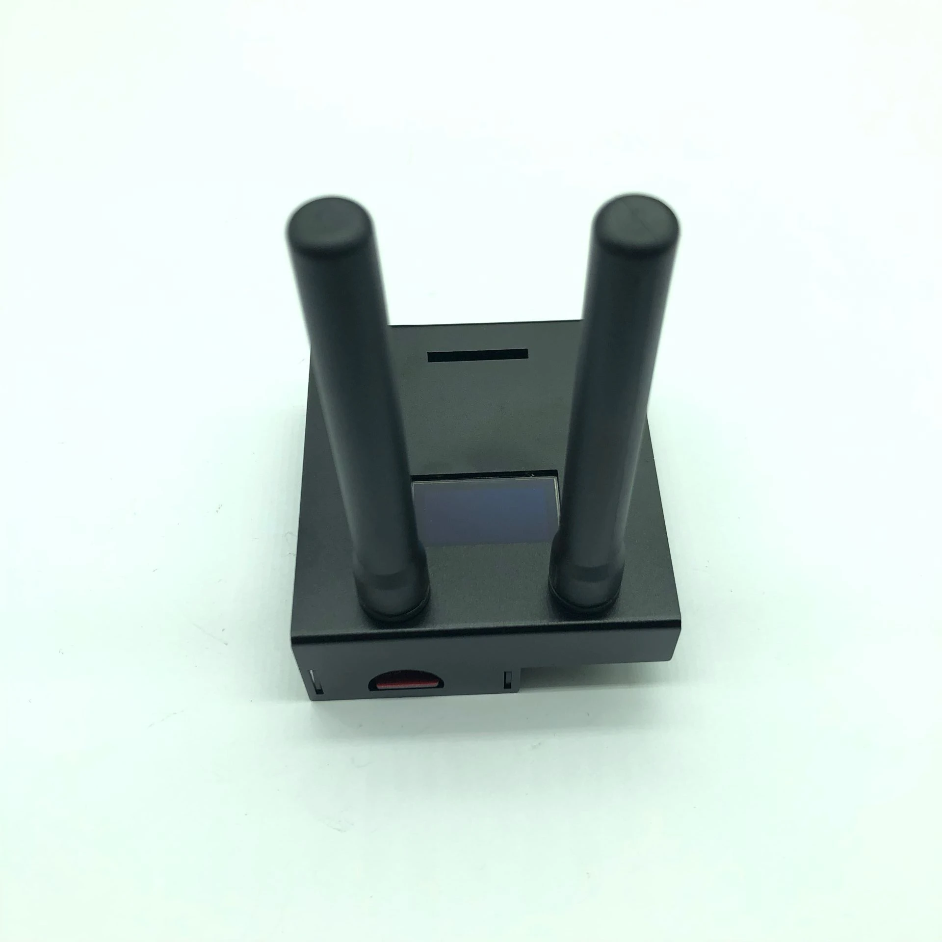 Дуплексный MMDVM точка доступа поддержка P25 DMR YSF+ Raspberry Pi Zero+ 2pcs антенна+ OLED+ Exclouse Чехол-черный