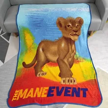 Дисней мультфильм грива события король лев плед 117X152 см для детей мальчиков подарок летний спальный чехол на кровать диван