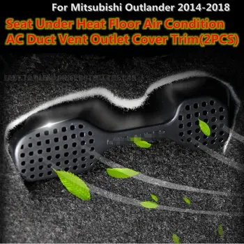 

Plastic ! Seat Under Heat Floor Air Condition AC Duct Vent Outlet Cover Trim For Mitsubishi Outlander 2014 2015 2016 2017 2018