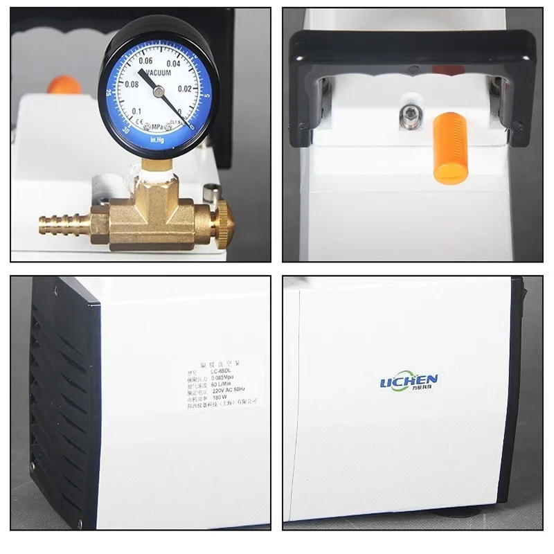 Oil-Free Diaphragm Vacuum Pump Positive And Negative Pressure Small Portable Laboratory Suction Filter Electric Suction Pump