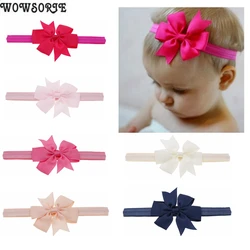 baby headband Lovely Girls Bowknot Knot Tiara Bow Headband Elastic hair Band Headwear infant newborn children hair Accessories