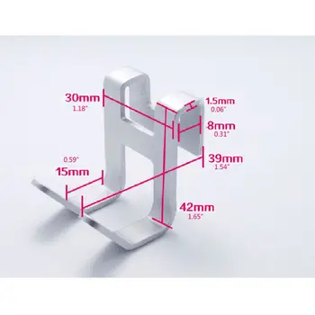 

Space Aluminum Shower Glass Door Hook Free Hole Towel Rack Hanger Key Organizer