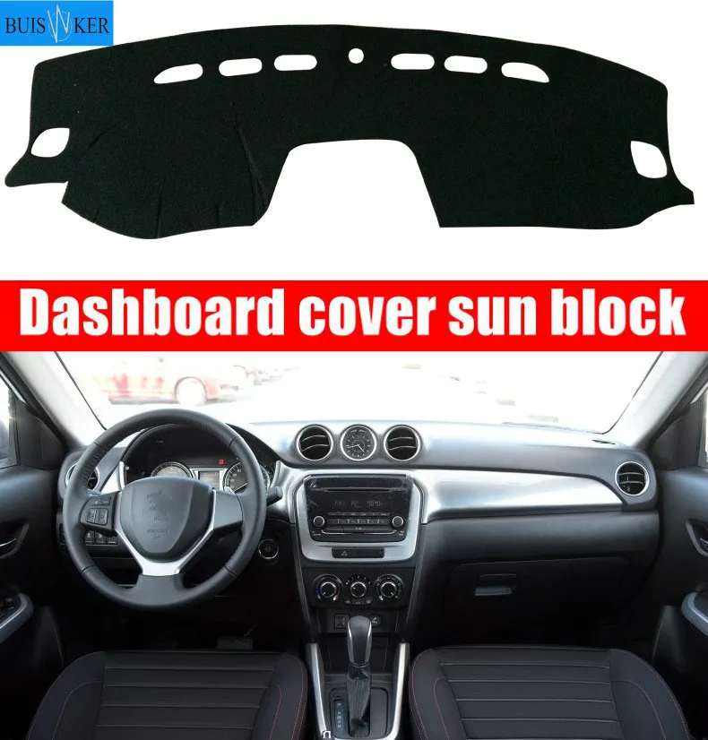 

For Suzuki Vitara 4th 2015 2016 2017 2018 2019 Car Dashboard Cover Dash Mat Sun Shade Pad Instrume Panel Carpets Accessories