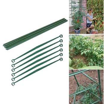 

3PC+6PC Climbing Vine Rack Stake Arms for Tomato Cage Expandable Trellis Connectors for Any Diameter Plant Stakes Buckle#G