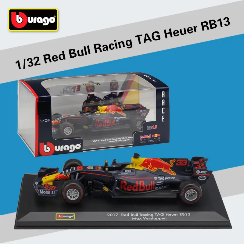 1:32 Bburago Benz F1 W05 Hybrid No44 Ferrari SF16-H Redbull RB13 гоночная литая модель автомобиля - Цвет: Redbull RB13 No33