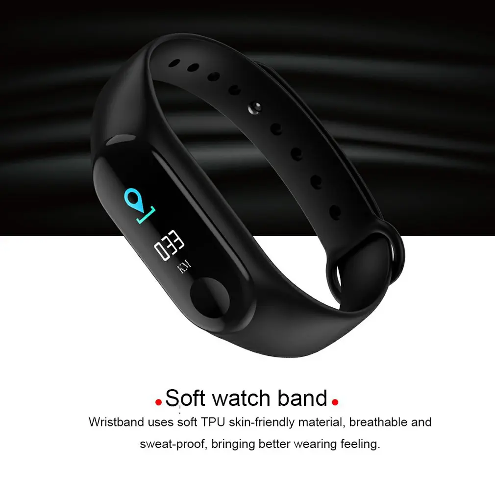 

Analog Smart Bracelet Synchronous Motion Meter Step Sleep Monitoring Call Reminder Touch & Button Type Wrist Strap Bracelet