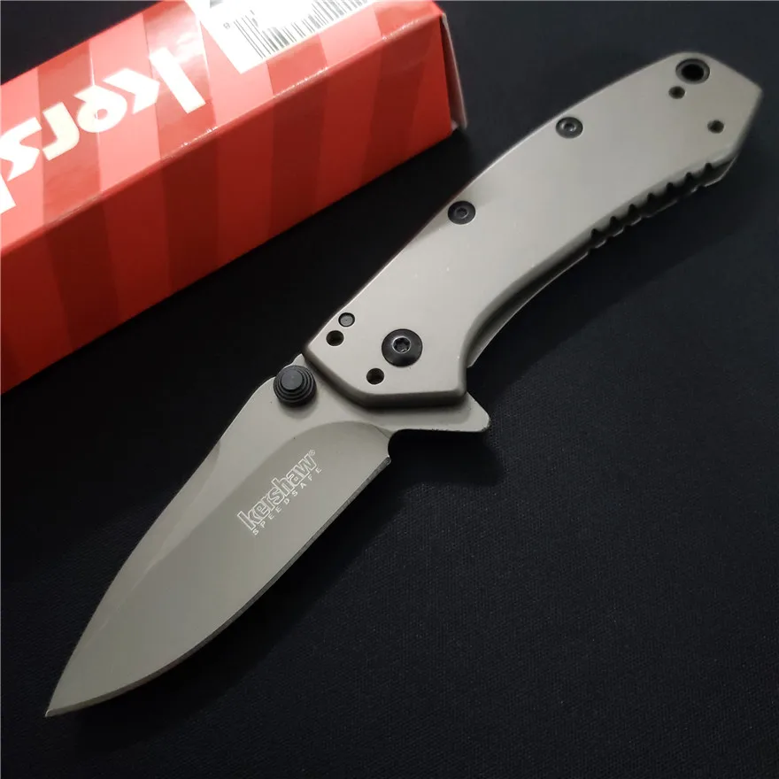 

Lism Store 1555Ti Folding Knives 8Cr13mov Blade Steel Handle Outdoor Tactical Camping Survival Pocket Knife Utility EDC Tools