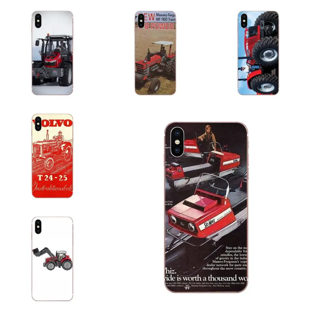 

For Samsung Galaxy Note 5 8 9 S3 S4 S5 S6 S7 S8 S9 S10 5G mini Edge Plus Lite Cute Phone Case Massey Ferguson Tractors