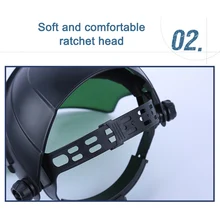 Сварочный шлем прозрачные линзы анти-шок глаз защитный лицевой экран маска GV99