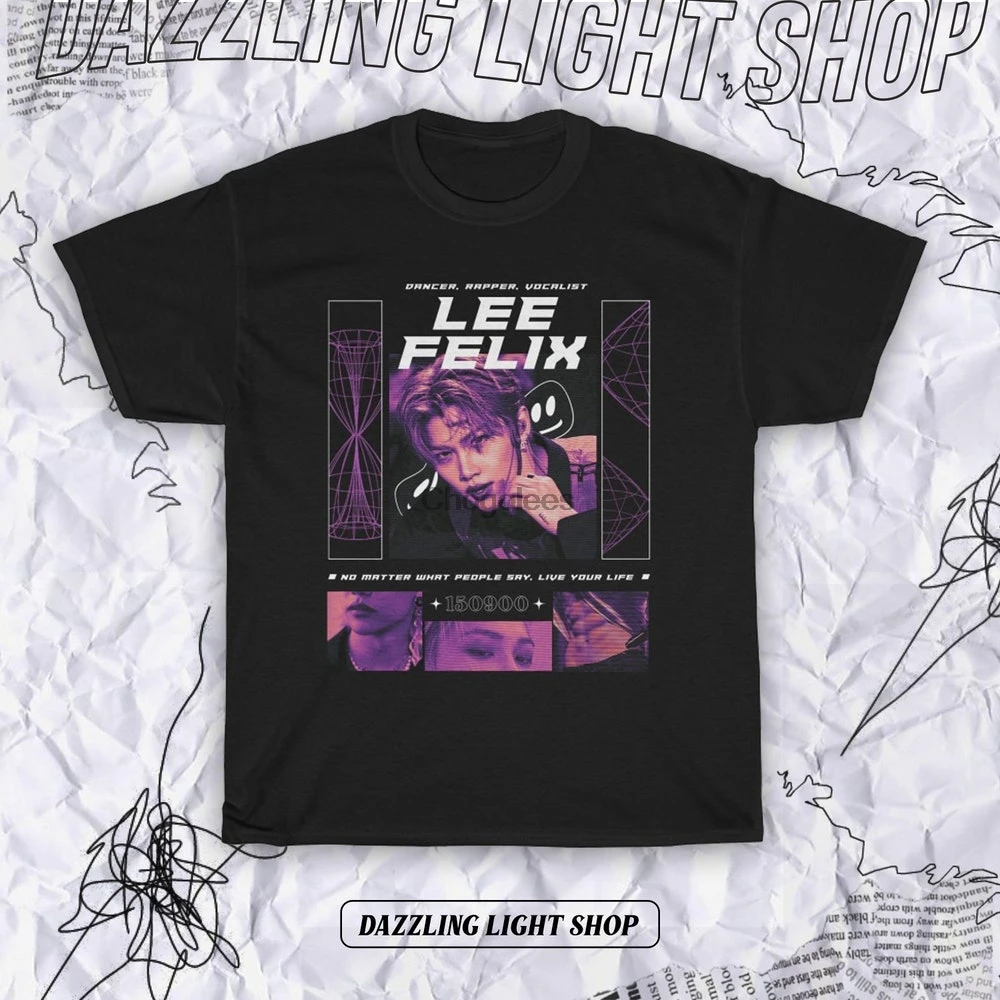 STRAY KIDS FELIX Black Unisex Kpop 