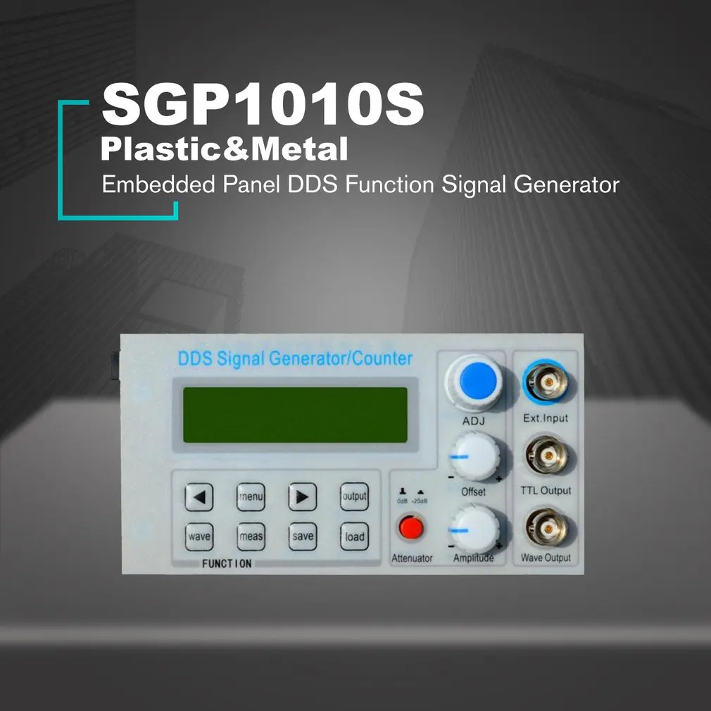 SGP1010S Embedded Panel DDS Function Signal Generator/Teaching Instrument Signal Frequency Counter  - 4000533118456