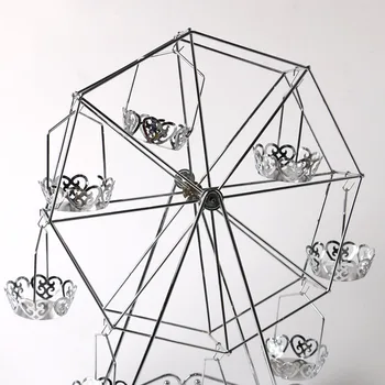 

Diy Baking 8 Cup Rotating Ferris Wheel Cake Frame Party Cake Exhibition Frame