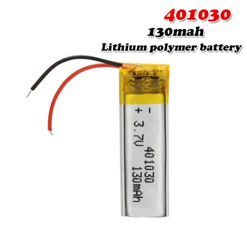 3,7 V 130mAh 401030 литий полимерный литий ионный аккумулятор для MP3 MP4 MP5 GPS DVD tablet Bluetooth Камера Lipo cell|Перезаряжаемые батареи|   | АлиЭкспресс