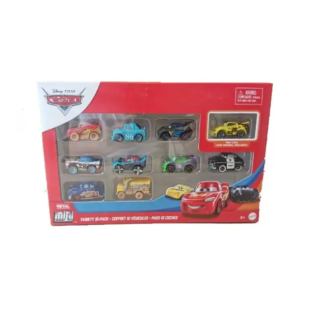 Disney Pixar Mini Toy Cars Lightning McQueen Alloy Mini Toy Car Miss Police Car Top Speed Small Sports Car Kids Holiday Gift 2