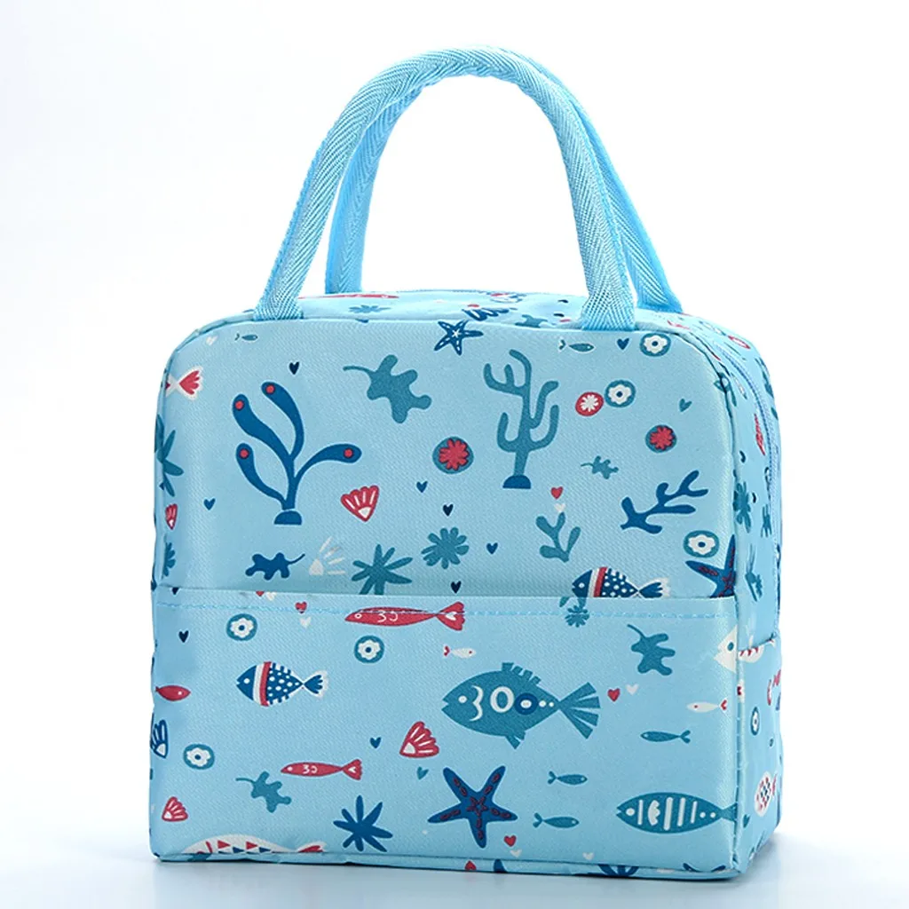 Простой стиль, большие сумки для ланча, вместительная Водонепроницаемая оксфордская сумка для обедов escolar infantil, сумка для еды для пикника на открытом воздухе# C10