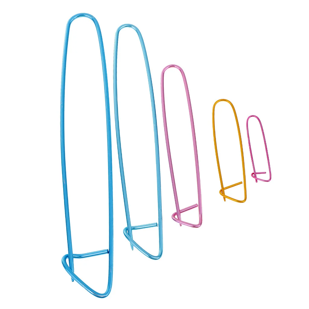 5 Pieces Knitting Crochet Hook Needles Pins Stitch Holder Craft Weaving DIY Tool