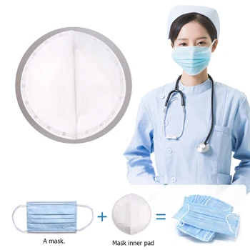 

Disposable Face Masks Replacement Pad Filter 3-Layer Breathable Disposable Mask Pad