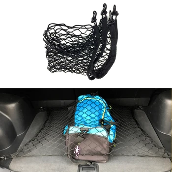 

Car Cargo Net Holder Trunk 4 Hook Fit for Jeep Compass Liberty Grand Cherokee Patriot Grand Cherokee Wrangler JK JL and Most SUV