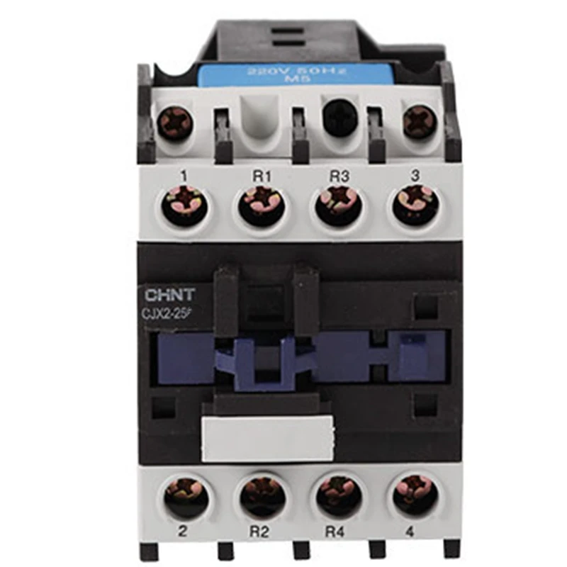 Chint Original Cjx22508 2no 2nc 25a 220v Rail Mount Contator Elétrico Industrial Contator Cjx2 2508