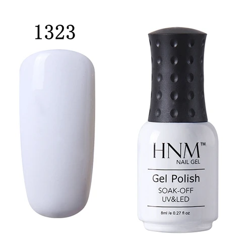 HNM 8 мл УФ-гель для ногтей светодиодный светильник Гель-лак 58 цветов Гель-лак чистые цвета Полупостоянный Гель-лак для ногтей основа Топ - Цвет: 1323