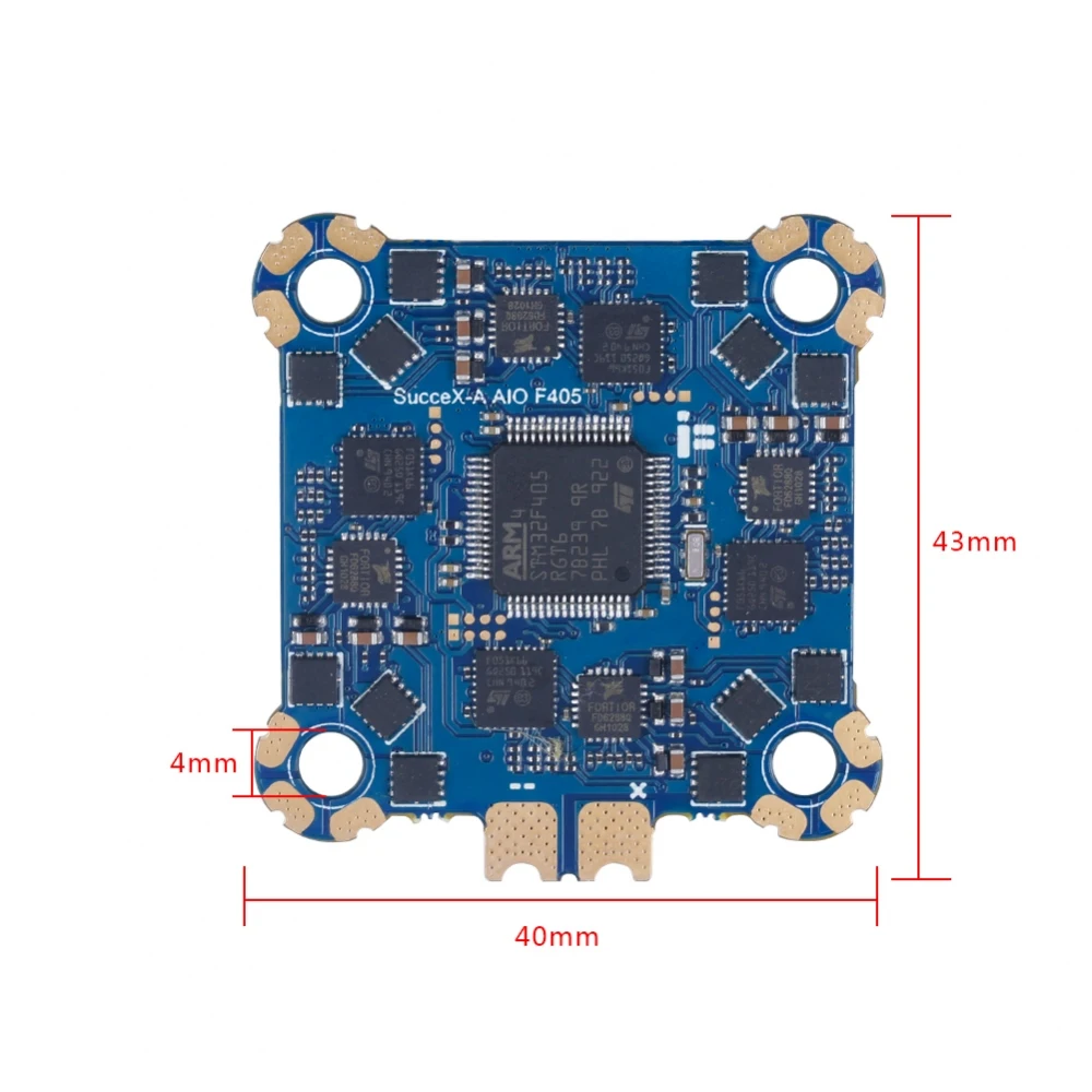 Плата контроллера полета iFlight sucex-A F4 40A ESC AIO интегрированная FC MPU6000 2-6S для RC DIY FPV гоночный Дрон