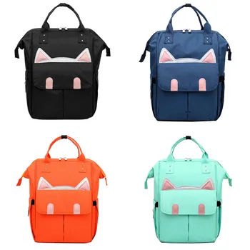 

Women Color Matching Wild Fashion Leisure Travel Bag Student Bag Backpack рюкзак школьный mochila feminina #40