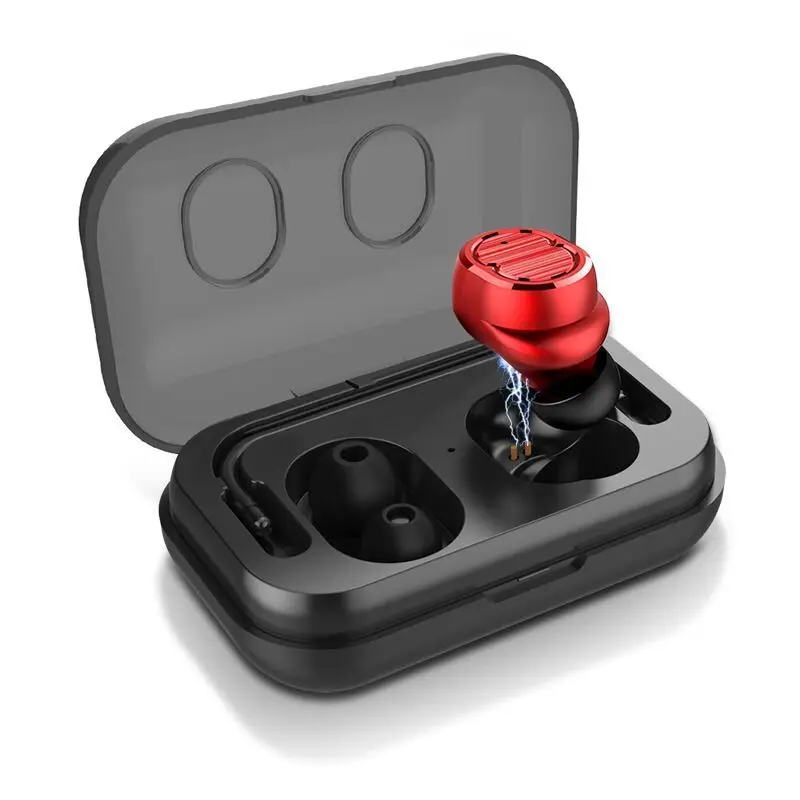 rad Беспроводные наушники x6 с одним ухом, Bluetooth, с микрофоном, зарядная коробка, Спортивная гарнитура, глубокий бас, TWS, мини-наушники - Цвет: rad