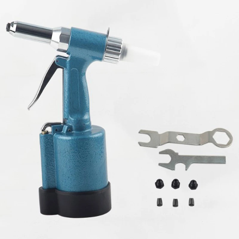 The Pneumatic Blind Rivet Tool 2.4-5.0Mm With Waste Rivets Collection Bottle Blind Rivet Tools