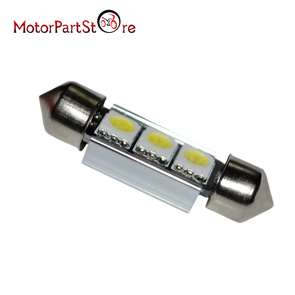 

Hot Sale 12V Super Bright White Light Bulb 1 X Feston 36mm 3W 3-SMD 5050 LED CANBUS Free Led Festoon Lights DC