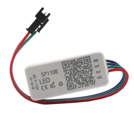 SP110E SPI Bluetooth full color Pixel light Controller by smart phone APP For WS2812B SK6812 RGBW LPD88061903 RGB/RGBW DC5-12V - Цвет: SP110E